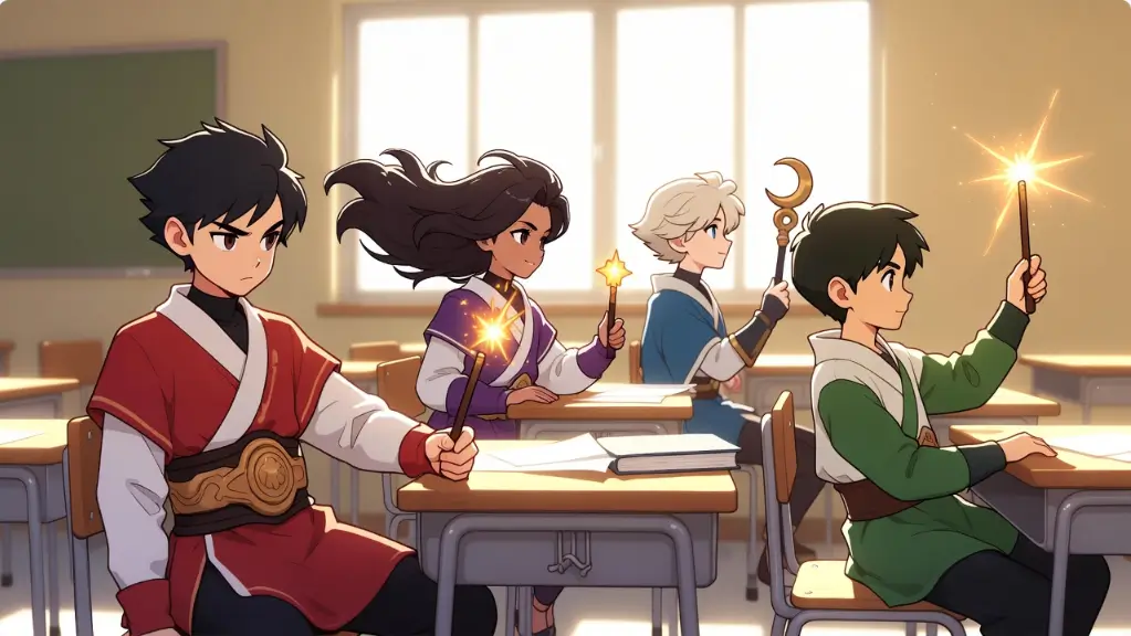 만화 속 주인공이 된 친구들