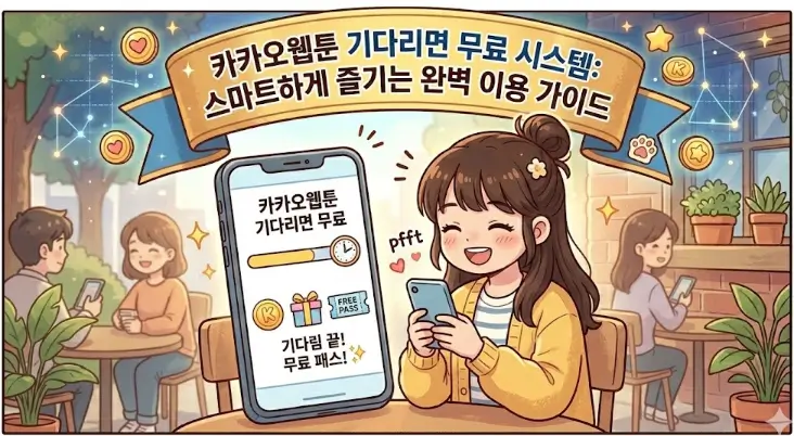 카카오웹툰 기다리면 무료 시스템